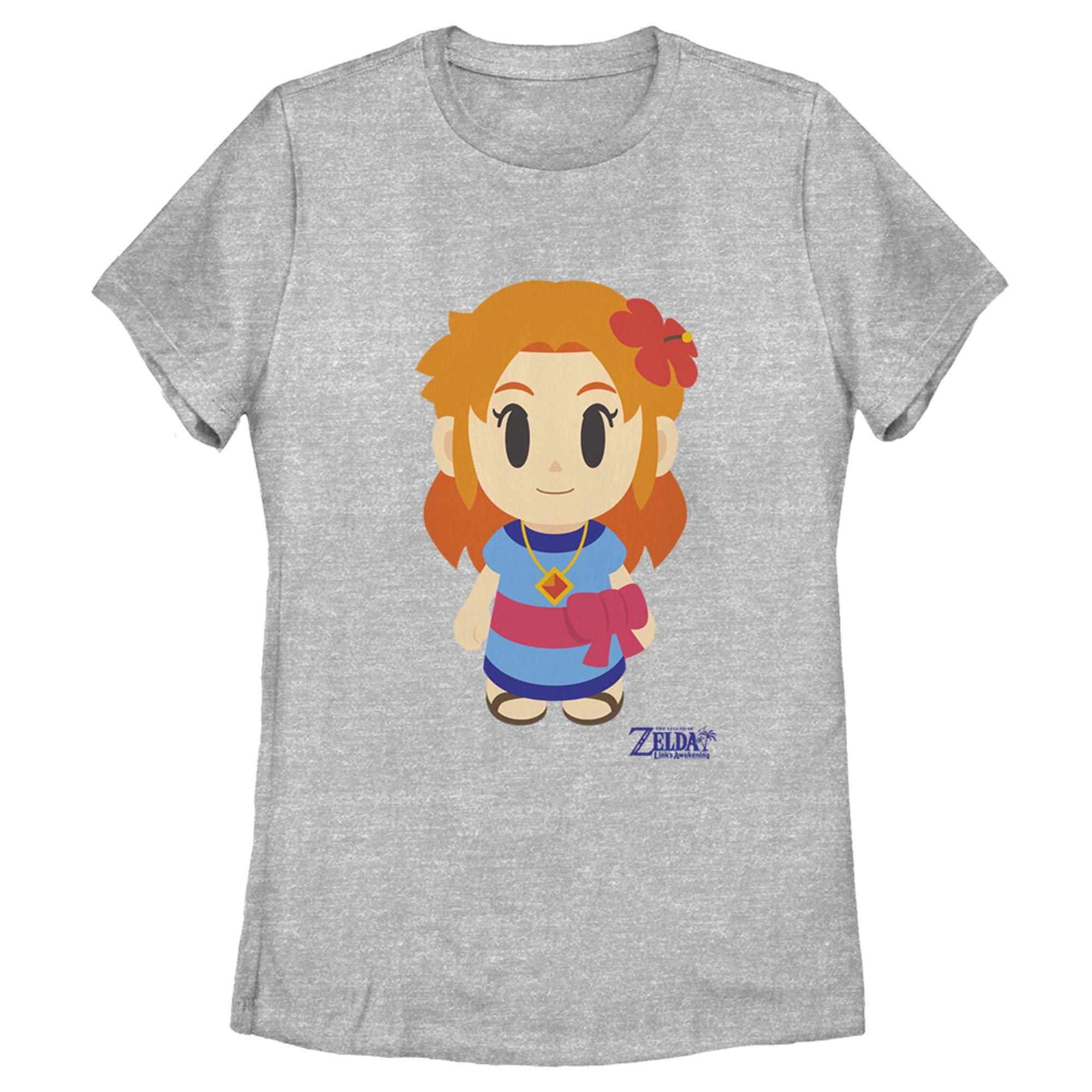 Nintendo Legend of Zelda Link's Awakening Marin Graphic T-Shirt for Women - Retro Gaming Tee for Fans, Cosplay & Casual Wear