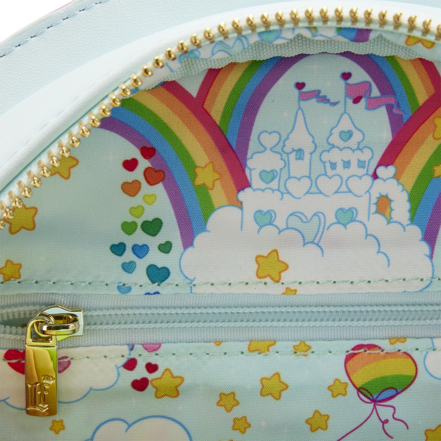 Loungefly Care Bears Rainbow Swing Crossbody Bag - Cute & Trendy Shoulder Purse for Women & Girls - Perfect for Casual Outings, Theme Parks & Disney Trips