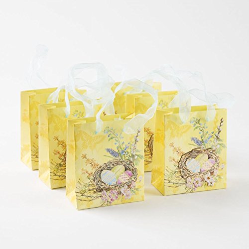 PAPYRUS Easter Treat Bags - 12 Pack Pastel Colored Party Favor Bags for Easter Egg Hunt, Candy, Gifts & Goodies - Perfect for Kids, Classroom, Church & Holiday Celebrations