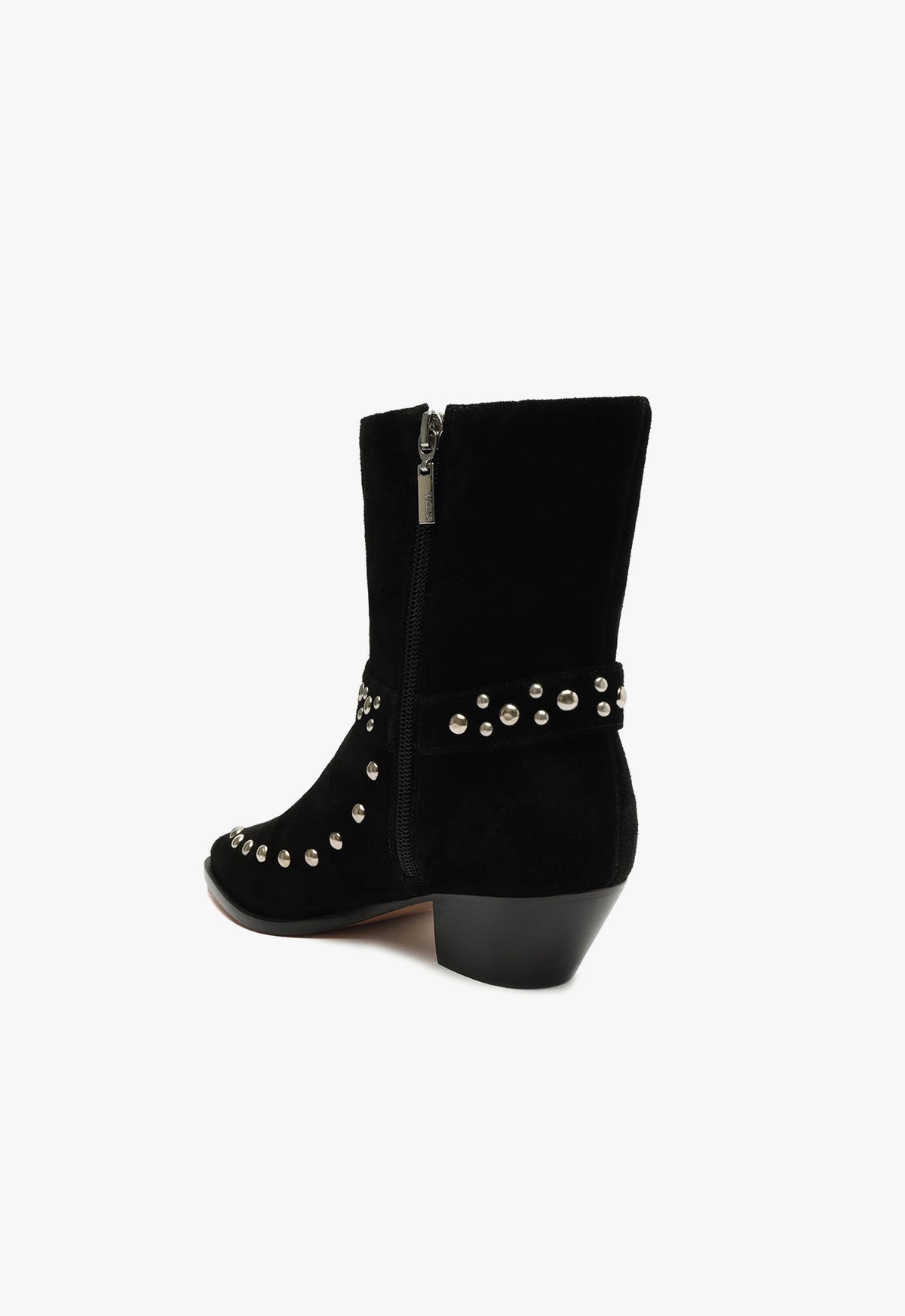 Rhiannon Suede Ankle Boots for Women - Comfortable Low Heel Booties for Fall & Winter - Perfect for Office, Date Night & Casual Outfits
