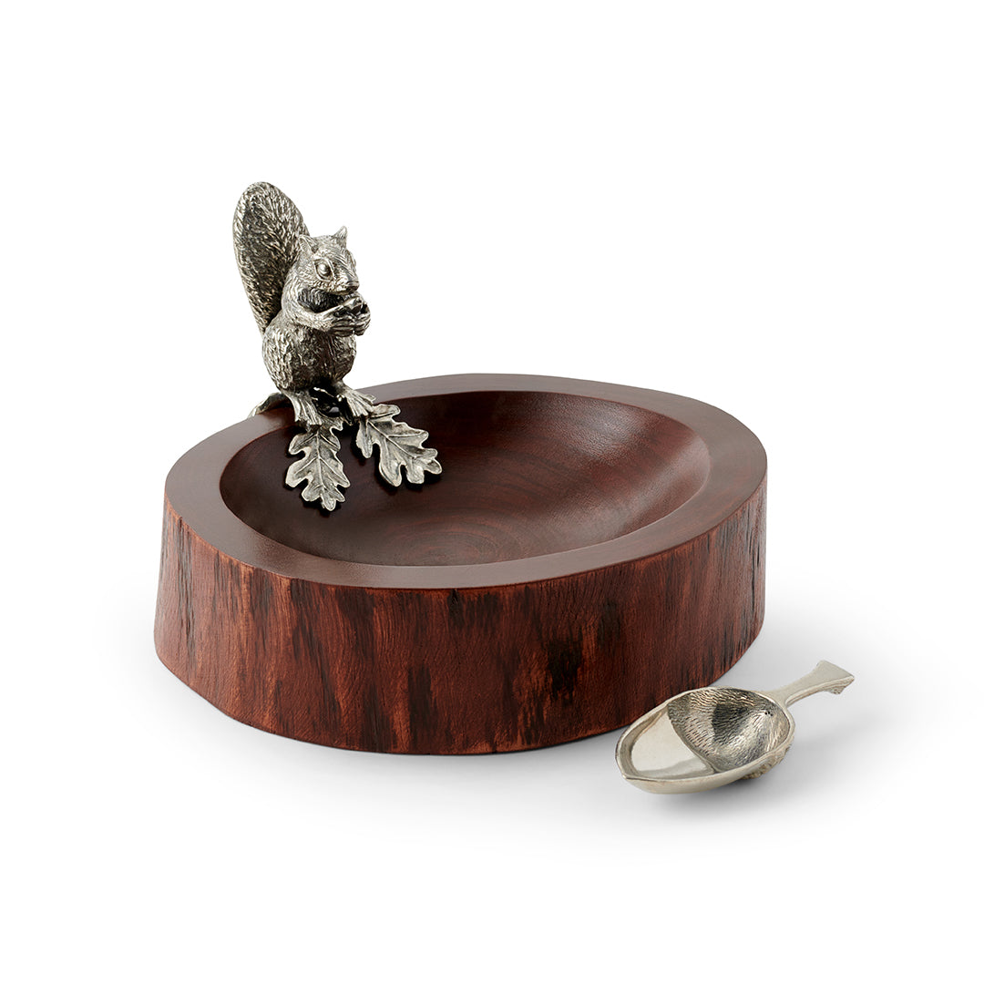 Premium Squirrel-Shaped Nut Bowl - Handmade Ceramic Snack Serving Dish for Nuts, Candy & Party Treats - Perfect for Home Decor, Holiday Gatherings & Gift Giving