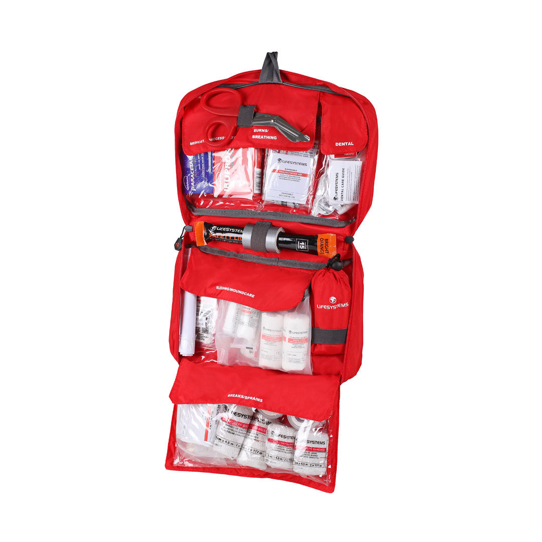 Lifesystems Mountain Leader Pro First Aid Kit - Compact Emergency Medical Supplies for Hiking, Camping & Outdoor Adventures - Essential Safety Gear for Wilderness Survival