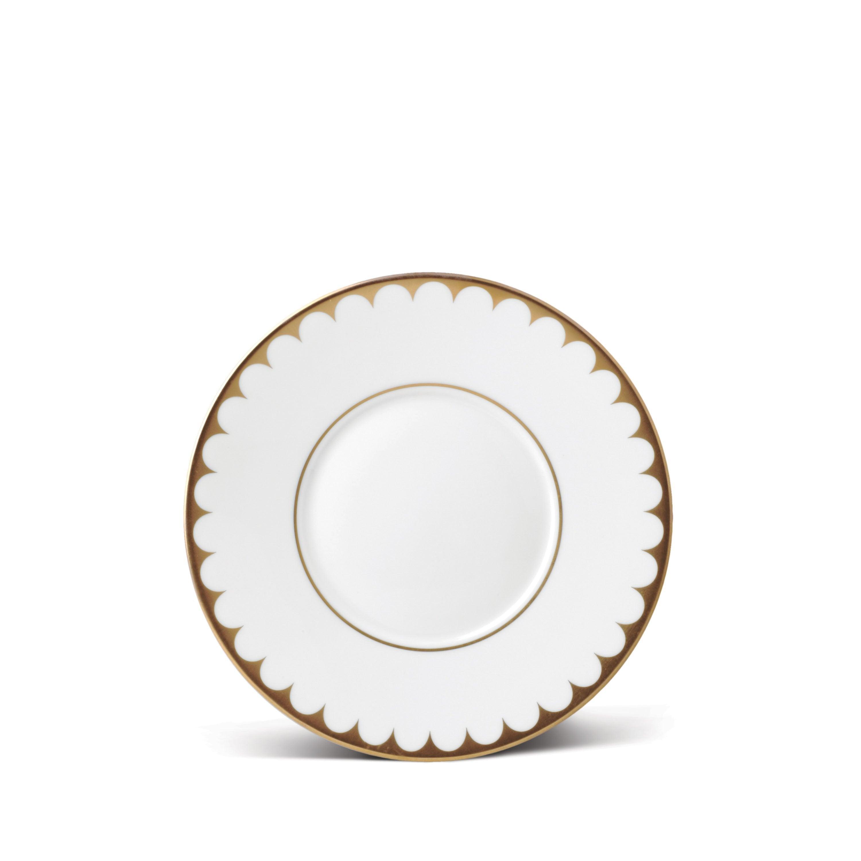 Aegean Filet Saucer - Elegant Bone China Appetizer Plate for Seafood, Tapas & Desserts - Perfect for Dinner Parties, Restaurants & Home Entertaining