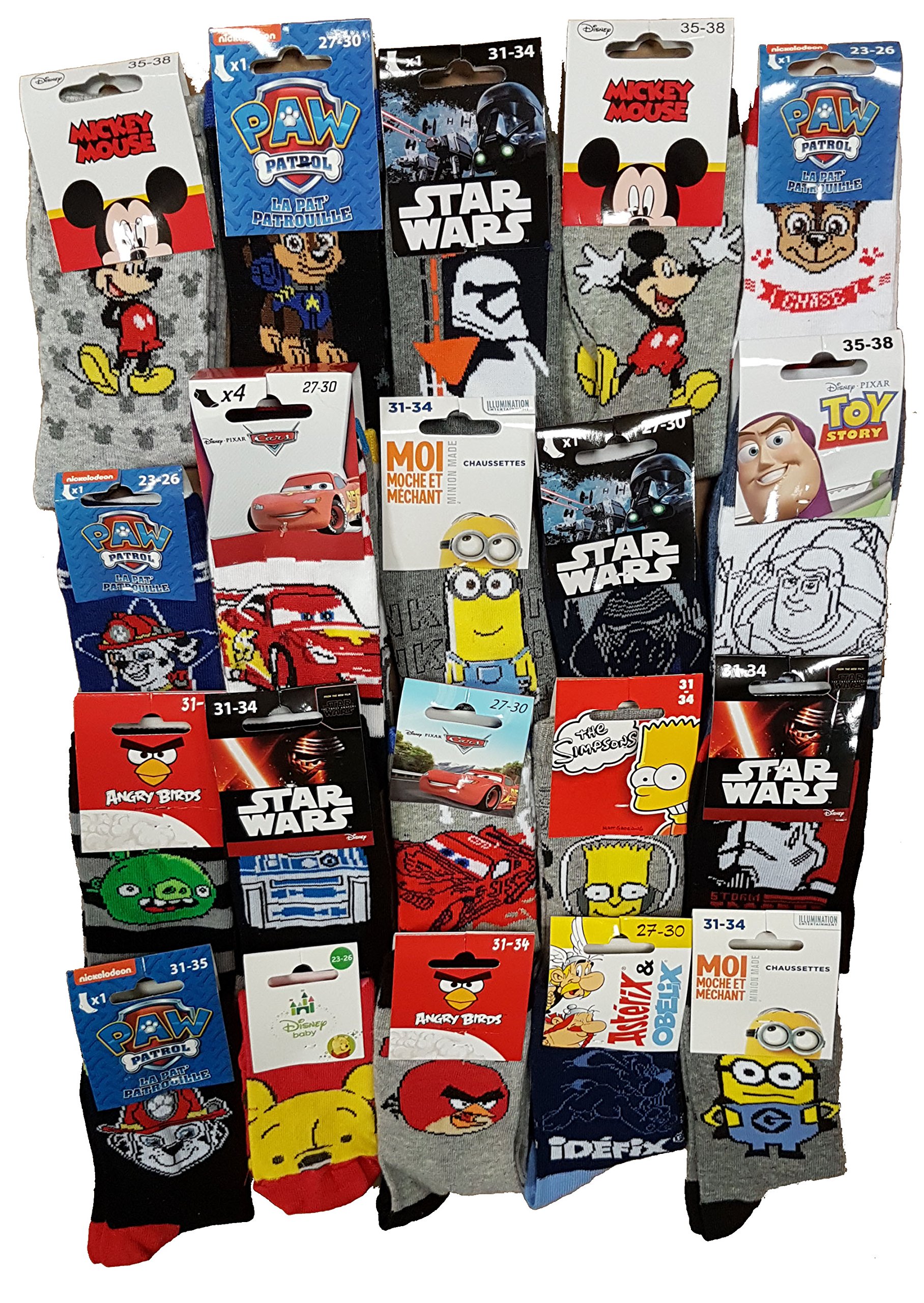 Disney Men's Calf Socks - Official Character Crew Socks for Adults - Perfect for Disney Fans, Cosplay & Everyday Wear