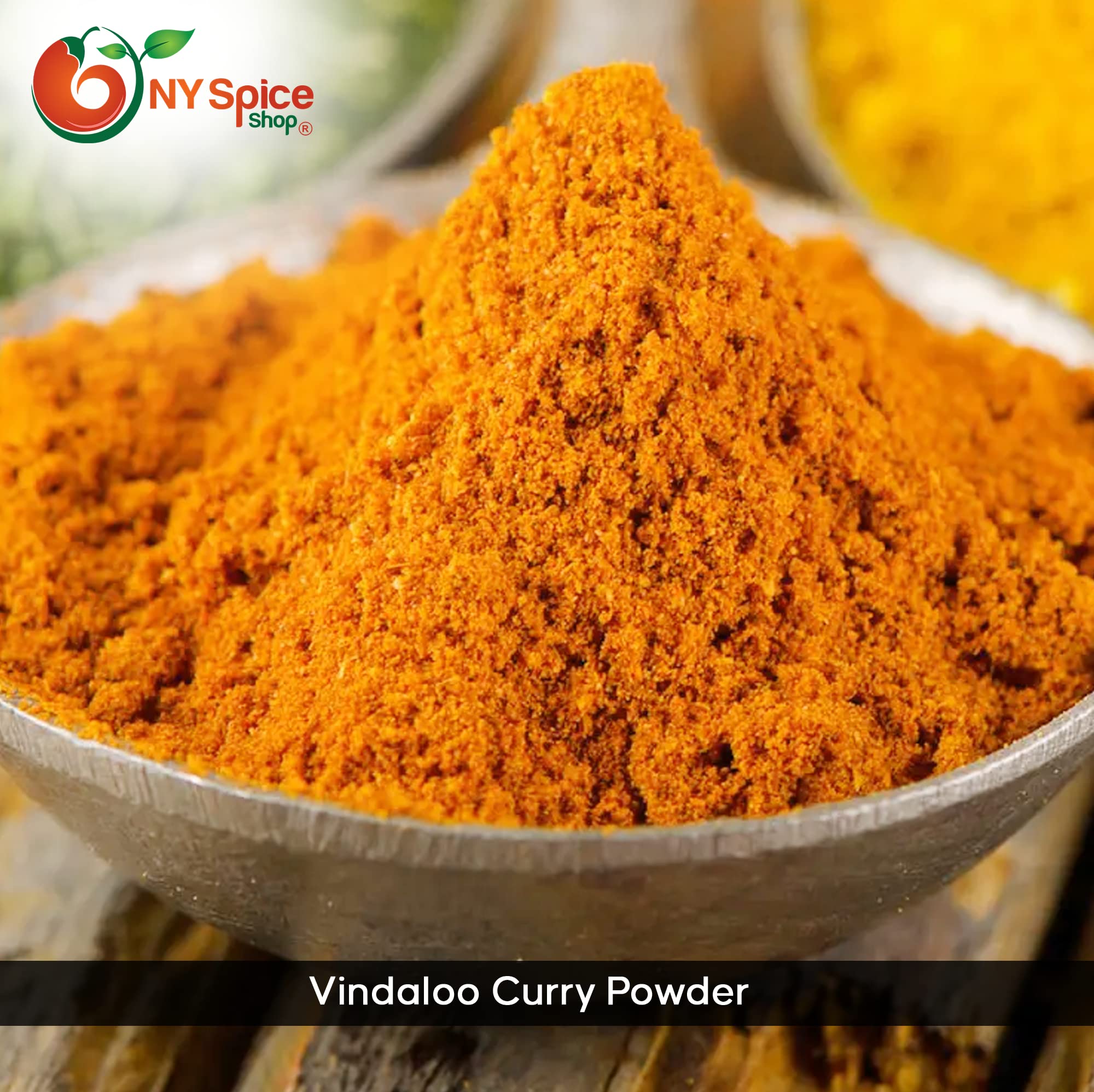NY SPICE SHOP Premium Vindaloo Curry Powder - Authentic Indian Seasoning Blend for Cooking | Mild Golden Curry Spice Mix (3 lb) - Perfect for Curry Dishes, Soups, Marinades & Rice Recipes