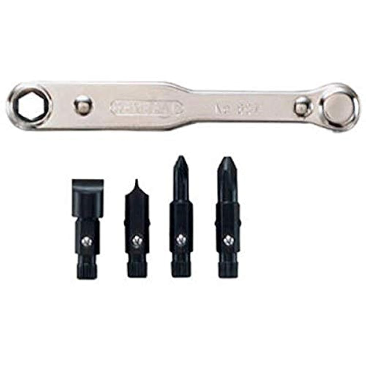 General Tools 8071 5-Piece Ratchet Offset Screwdriver Set - Perfect for Tight Spaces, Automotive & Electronics Repair, DIY Projects