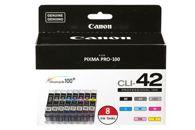 Canon CLI-42 8-Color Ink Tank Pack - High-Quality Ink Cartridges for Canon Printers | Perfect for Home, Office & Photo Printing