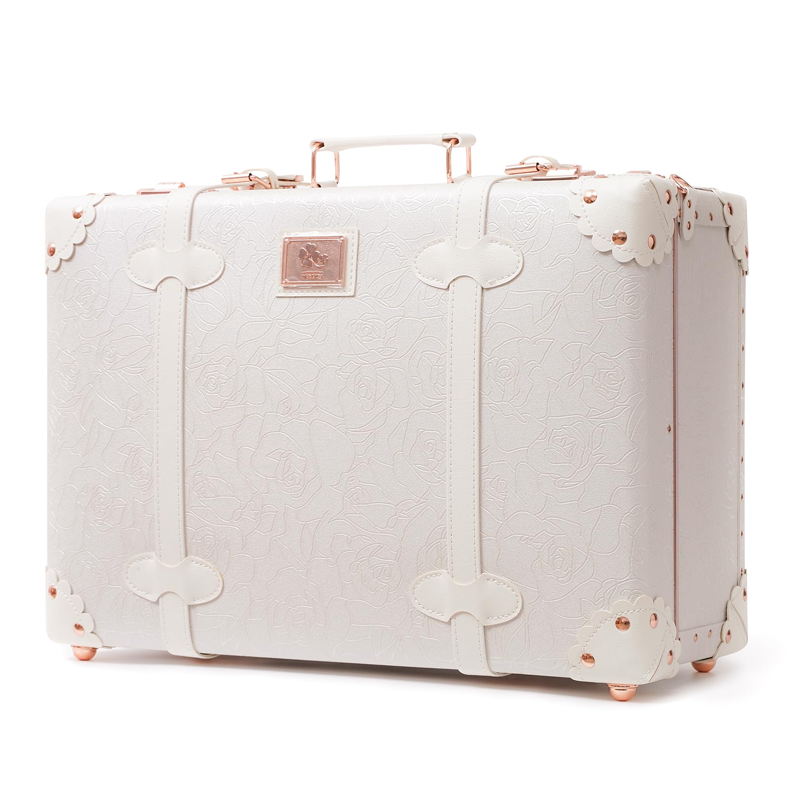 Vintage Leather Carry-On Suitcase - Non-Wheeled Mini Overnight Bag with Adjustable Shoulder Strap | Perfect for Weekend Getaways, Business Trips & Airplane Travel
