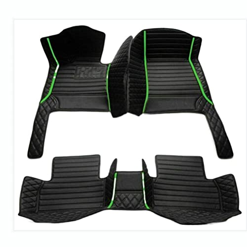 black green car floor mats 1