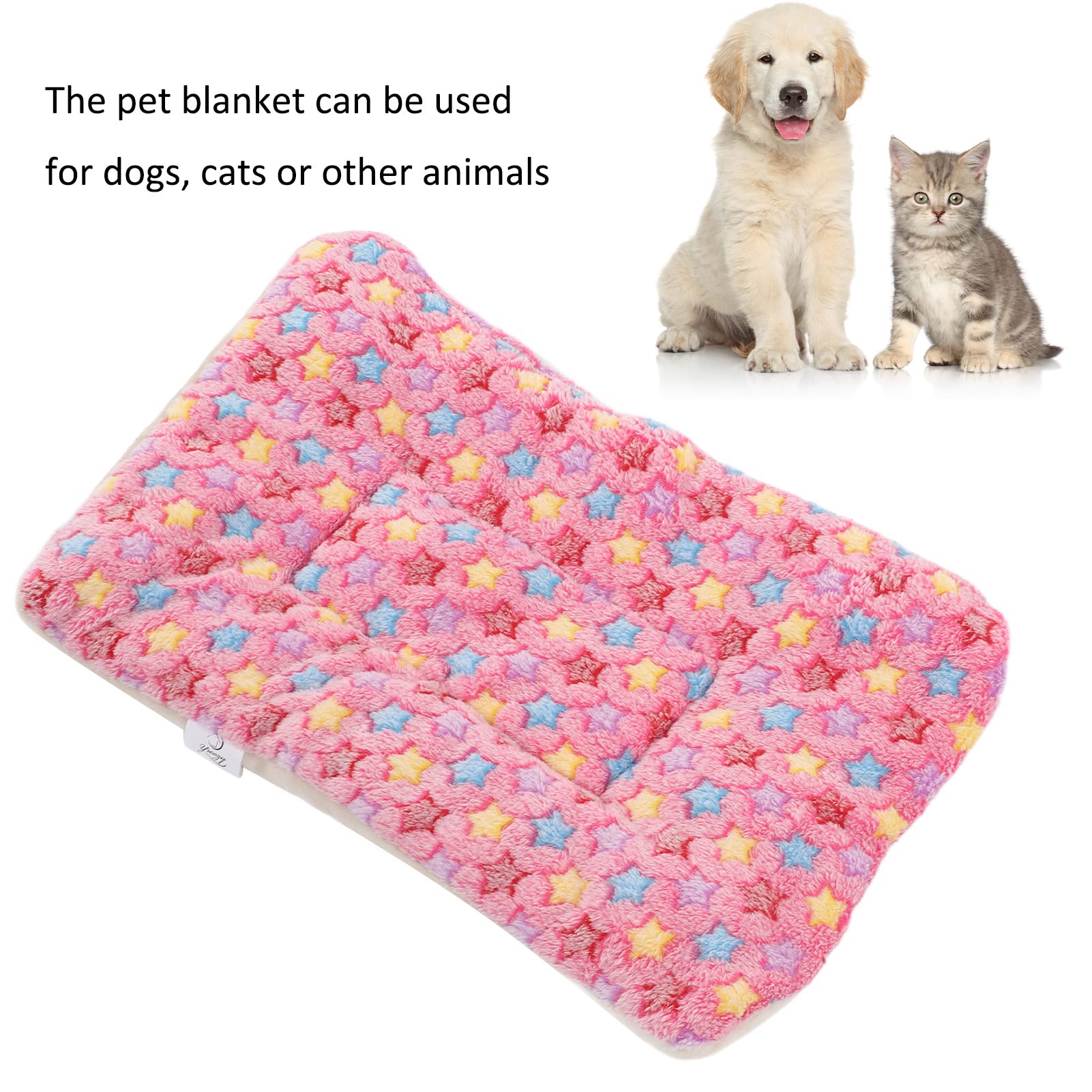 EVTSCAN Soft & Warm Flannel Pet Blanket for Dogs & Cats - Cozy Plaid Dog Bed Cushion for Large Breeds - Perfect for Winter Snuggling, Couch Lounging & Travel Comfort