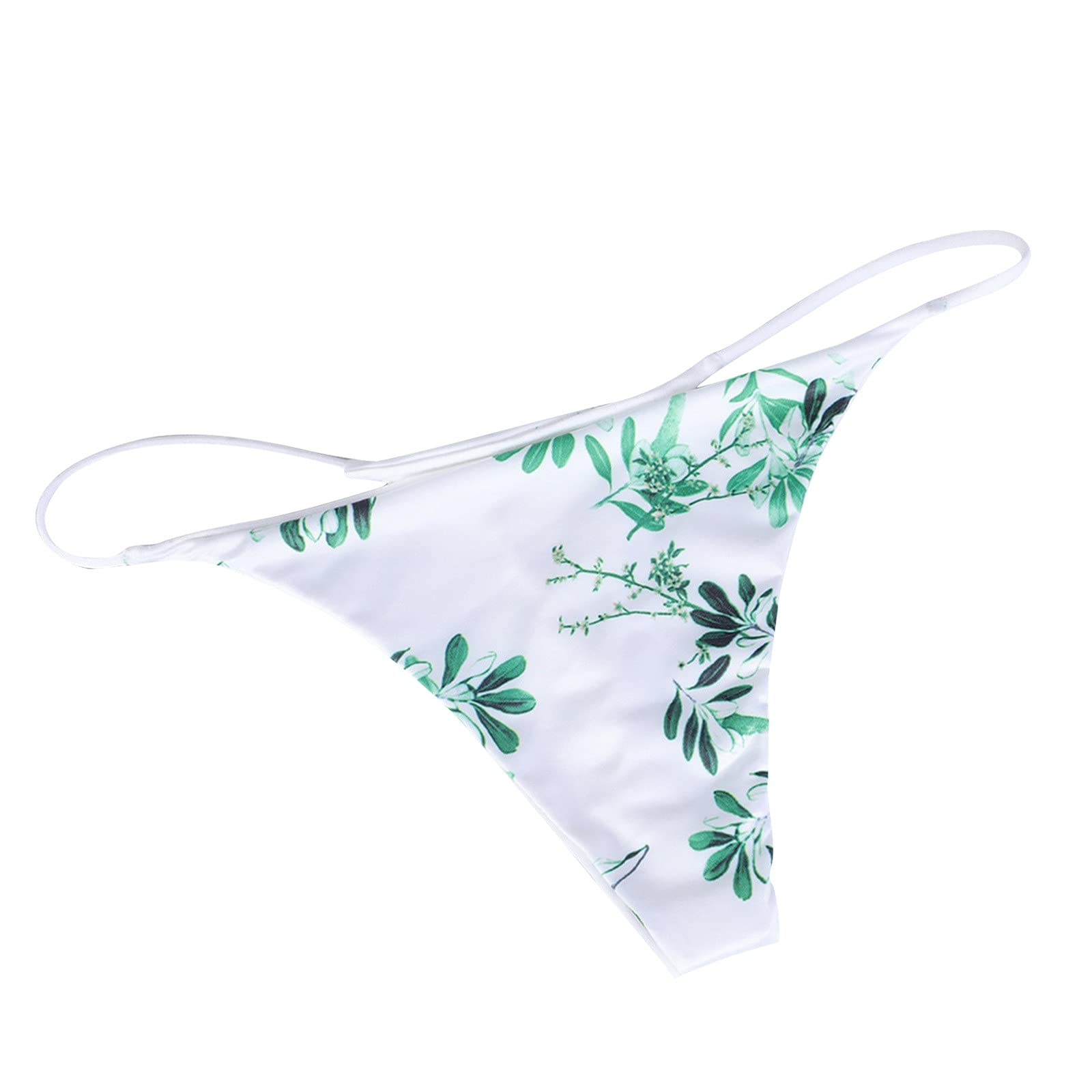 Sexy Satin Panties for Women - Printed Low-Rise Soft T-Back G-String Underwear | Comfortable & Breathable for Date Night, Lingerie & Special Occasions