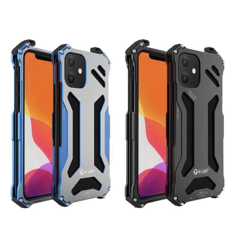 iPhone 13 Pro Max Case - Aluminum Metal Heavy Duty Armor Bumper - Shockproof & Scratch Resistant - Perfect for Outdoor Adventures, Travel & Daily Protection
