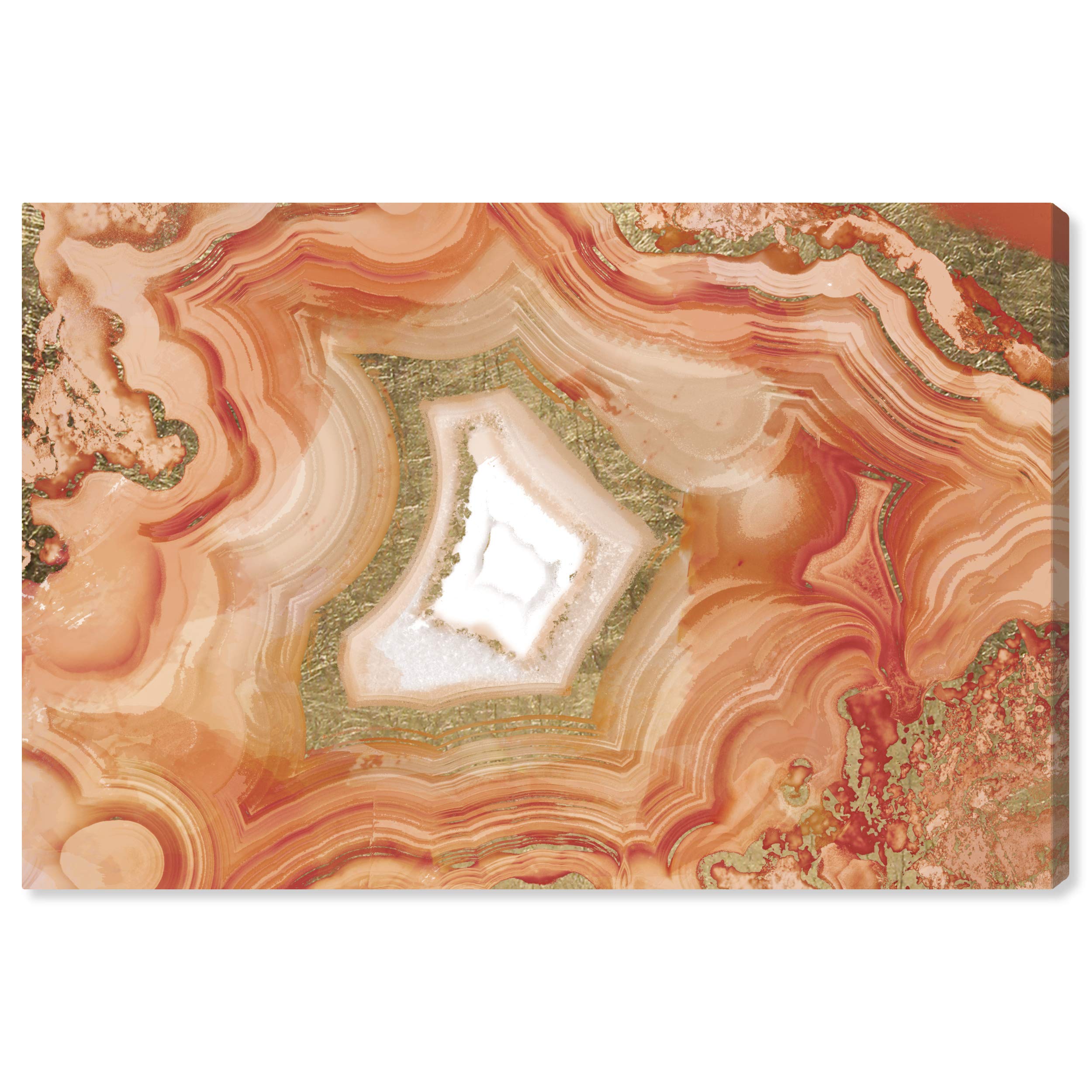 Abstract Wall Art Canvas Print 'AdoreGeo Sandstone' - 36