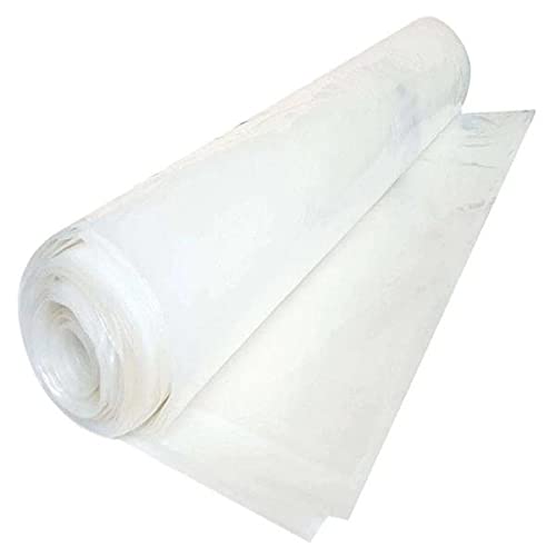 Bootstrap Farmer 4 Year UV Resistant Greenhouse Plastic Film - 6 mil Clear Polyethylene Cover 16' x 70' for Plant Protection & Season Extension | Perfect for Backyard Gardens, Commercial Greenhouses & Hydroponic Systems