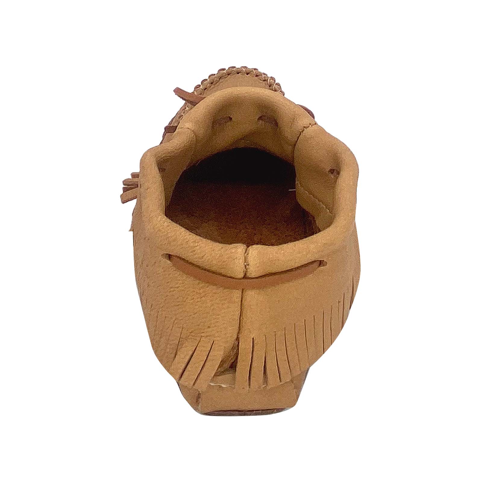 Women's Fringed Moose Hide Earthing Moccasins - Soft Leather Comfort Shoes for Indoor/Outdoor Wear - Perfect for Yoga, Meditation & Relaxation at Home