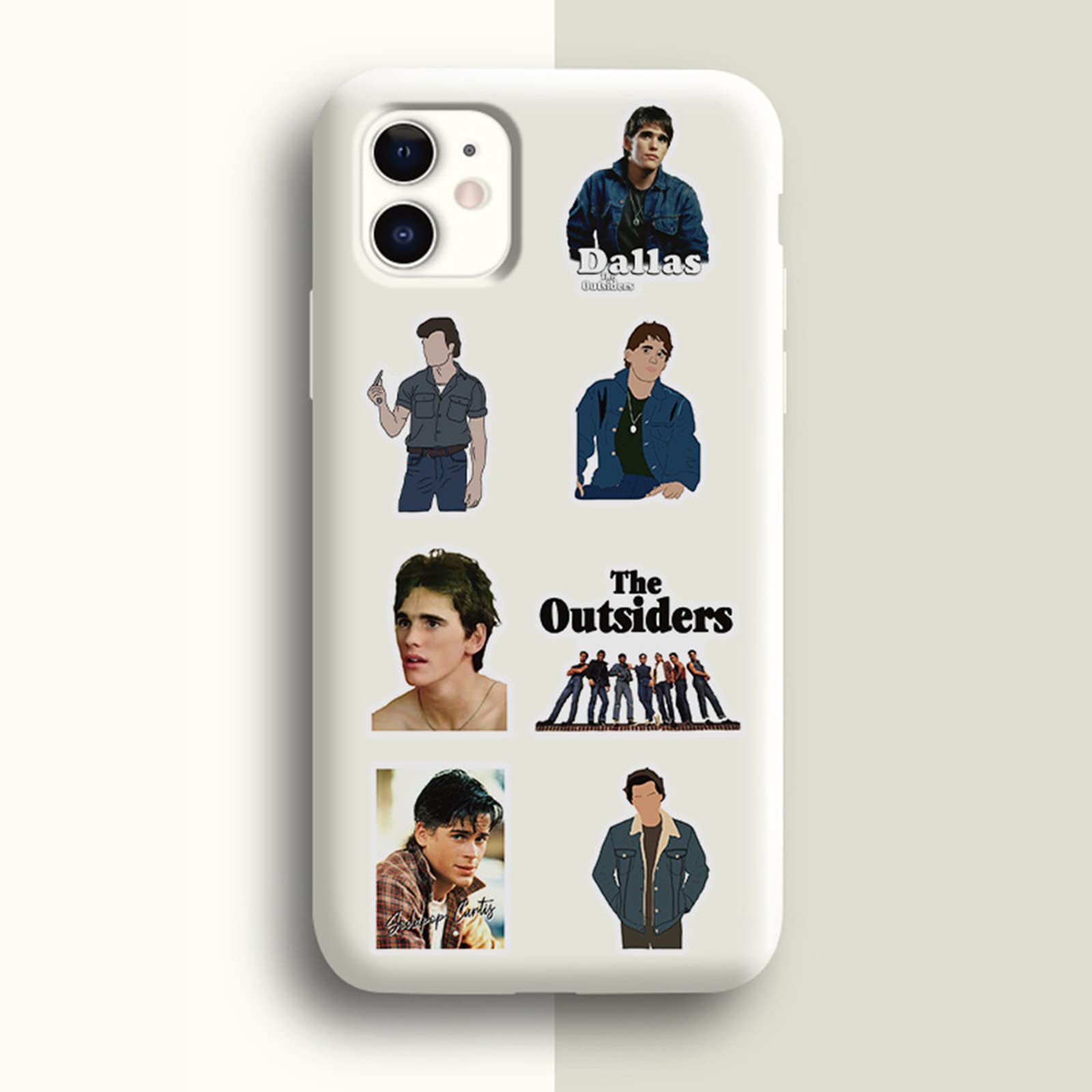 The Outsiders TV Show Stickers - 50pcs Cool Vinyl Decals for Laptops, Water Bottles, Skateboards & More | Perfect for Teens & Adults | Great for DIY Projects, School Supplies & Gift Giving