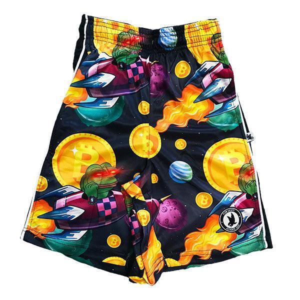 Men's Flow Crypto Attack Shorts - Lightweight Quick-Dry Athletic Shorts for Running, Gym & Outdoor Workouts - Perfect for Training, Hiking & Casual Wear