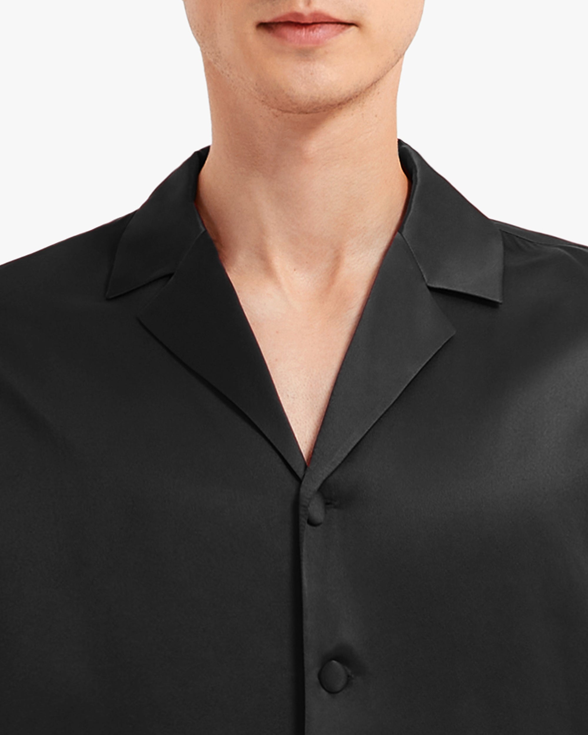 Luxury Classic Silk Pajamas for Men - Soft & Breathable Sleepwear for Comfortable Nights - Perfect for Lounging, Travel & Relaxation