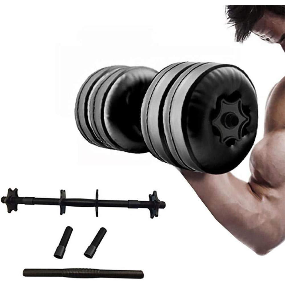 Adjustable 5-10KG Water-Filled Dumbbell Set - Lightweight Home Gym Equipment for Strength Training, Fitness & Workout - Perfect for Home Exercise, Weight Lifting & Muscle Toning