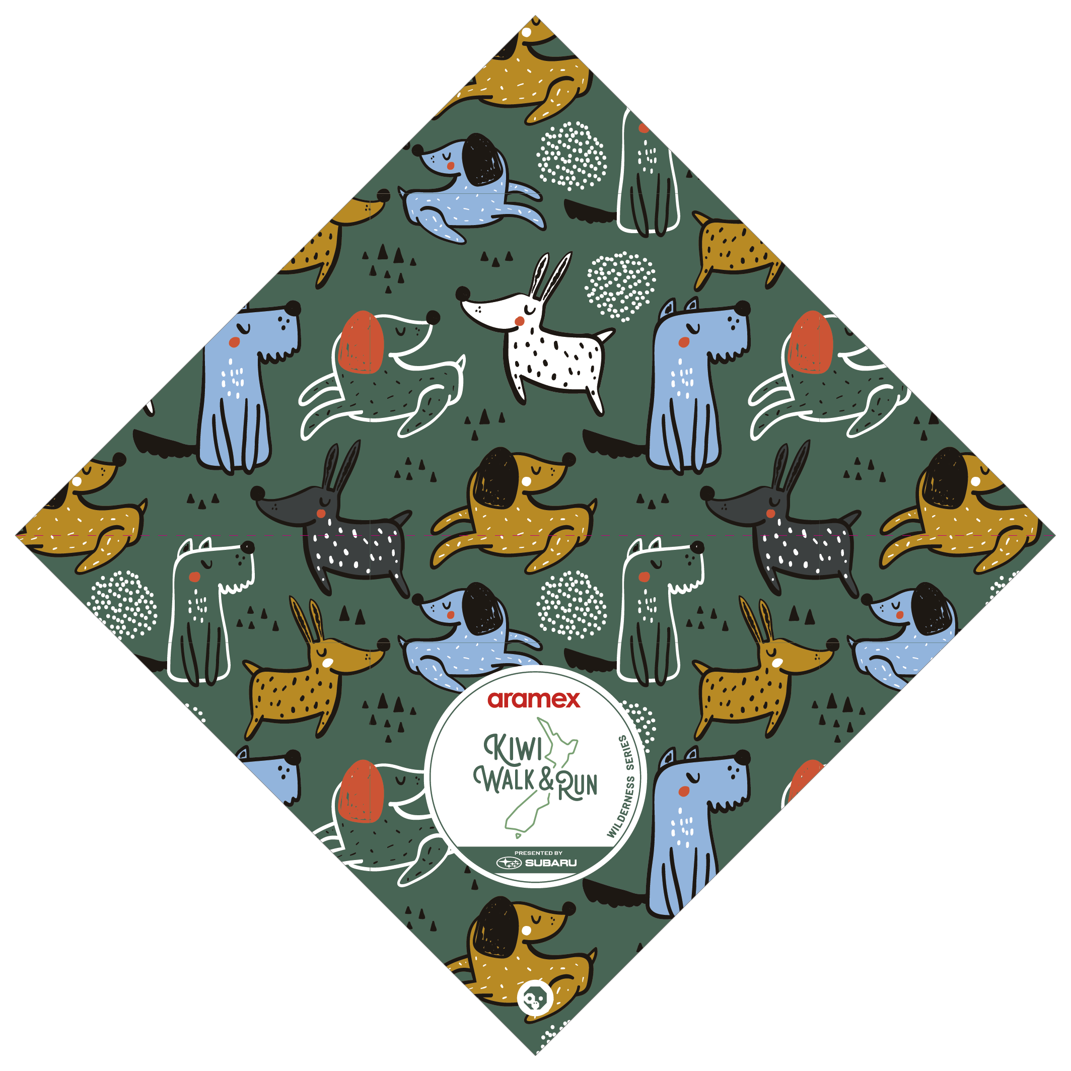 Stylish Dog Bandana with Unique Patterns - Perfect for Pet Fashion, Walks, and Special Occasions