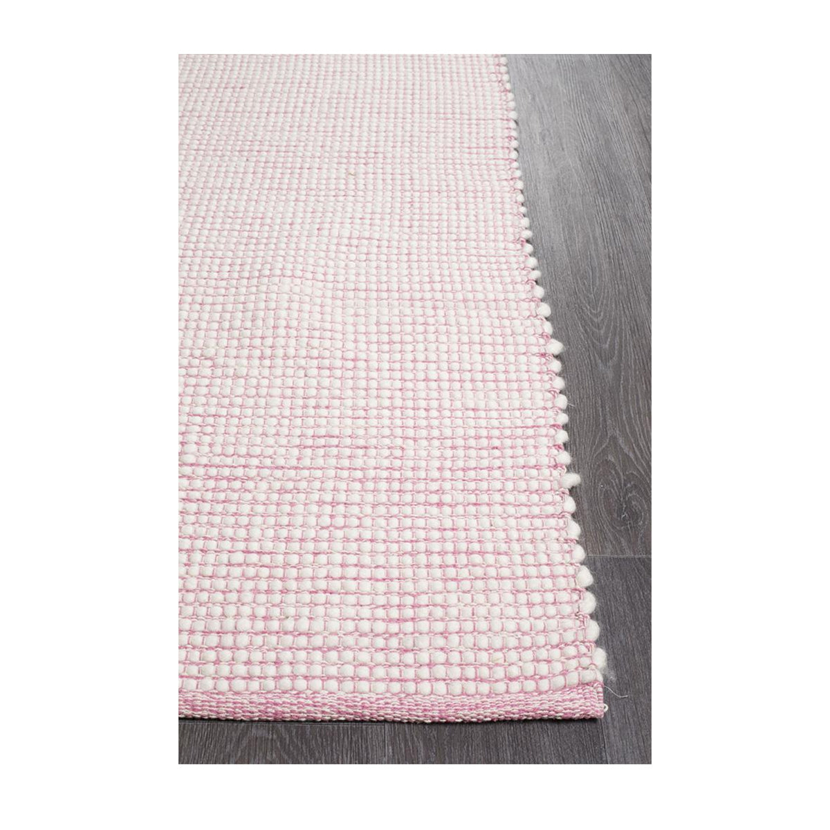 Soft Pink Loft Rug - Modern Boho Area Rug for Living Room, Bedroom & Dorm - Non-Slip Shaggy Carpet - Washable & Durable Home Decor