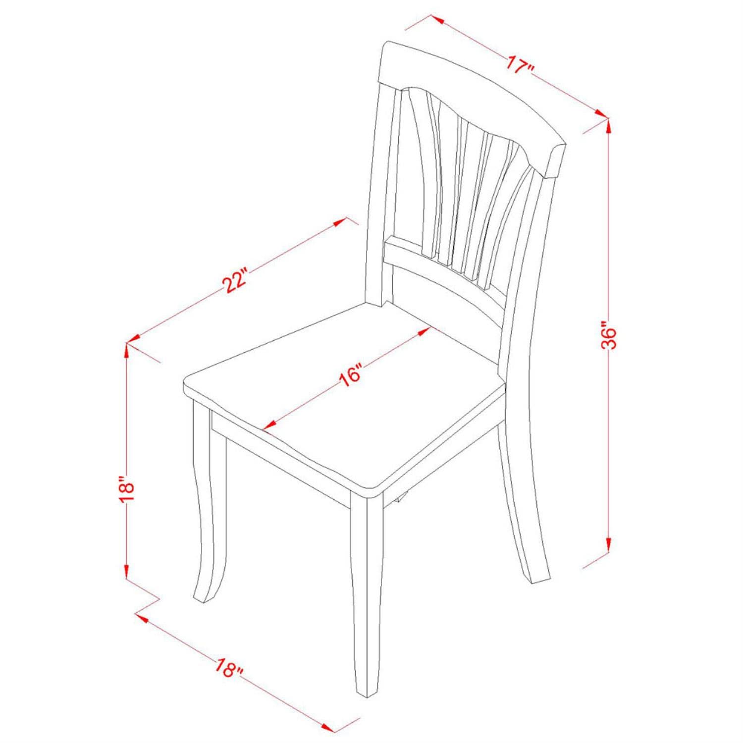 East West Furniture 5-Piece Dinette Set for 4 - Round Extendable Dining Table with Drop Leaf & 4 Chairs, 42x42 Inch, Buttermilk & Cherry Finish - Perfect for Small Kitchens, Breakfast Nooks & Cozy Dining Spaces