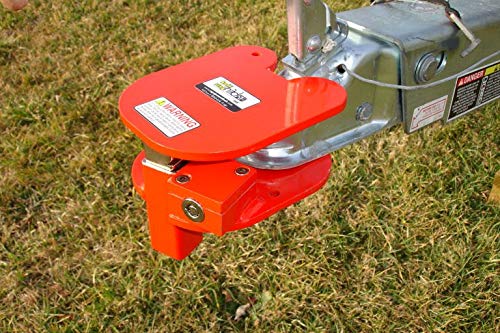 Heavy Duty Ball and Ring Trailer Hitch Lock - Keyed Alike Security Lock for Trucks, Trailers & Heavy Equipment - Perfect for Construction Sites, Farms & Towing
