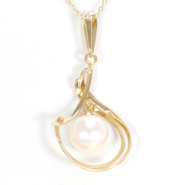 18K Yellow Gold Pearl Necklace for Women - Elegant Bridal Jewelry & Wedding Gift - Perfect for Anniversaries, Prom, and Special Occasions