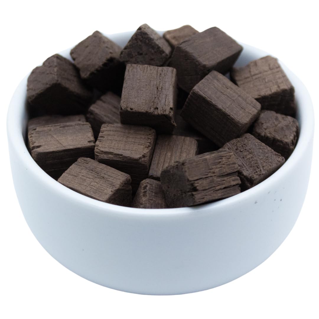 Premium French Oak Cubes for Brewing & Aging - Medium Plus Toast - 5 lbs - Enhance Wine, Whiskey, Beer & Spirits Flavor - Perfect for Home Brewing, Barrel Alternatives & Craft Cocktails