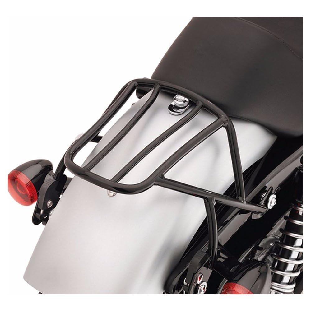 Harley Davidson Nightster Solo Luggage Rack - 1200 Iron Black (2.85kg) SLRFFHSX1CN2 | Heavy-Duty Motorcycle Storage Solution for Road Trips & Commuting