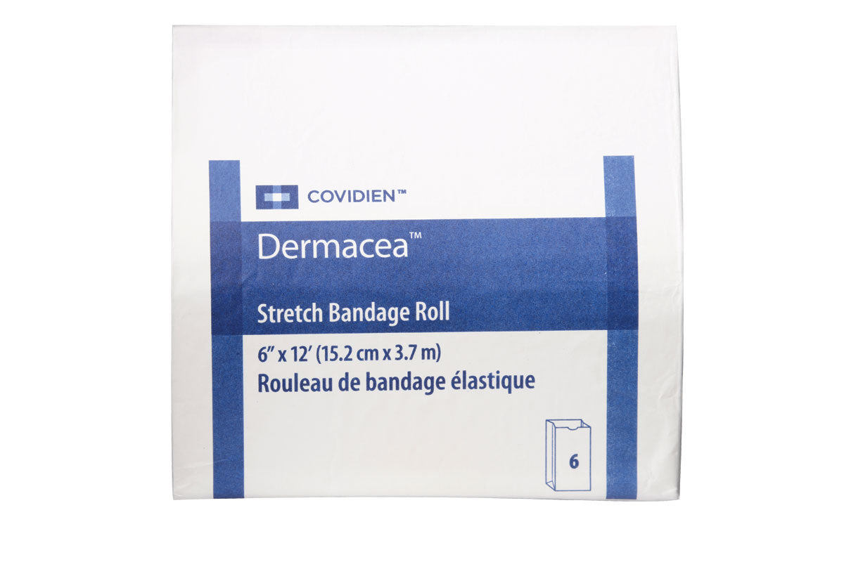Conforming Stretch Bandage 6-Pack - 15.2 cm x 1.8 m Self-Adhesive Medical Wrap for First Aid, Sports Injuries & Wound Care