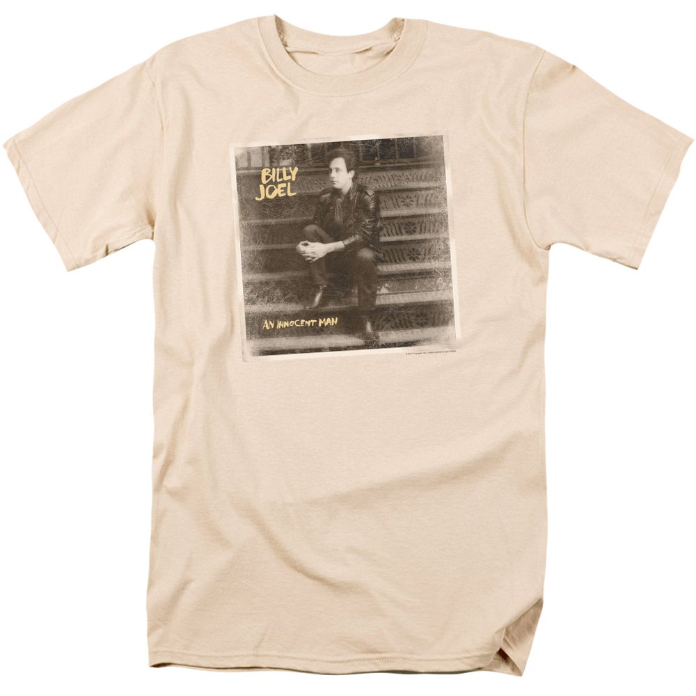 Billy Joel - Men's 'An Innocent Man' Vintage Band T-Shirt | Classic Rock Music Tee for Concerts & Casual Wear