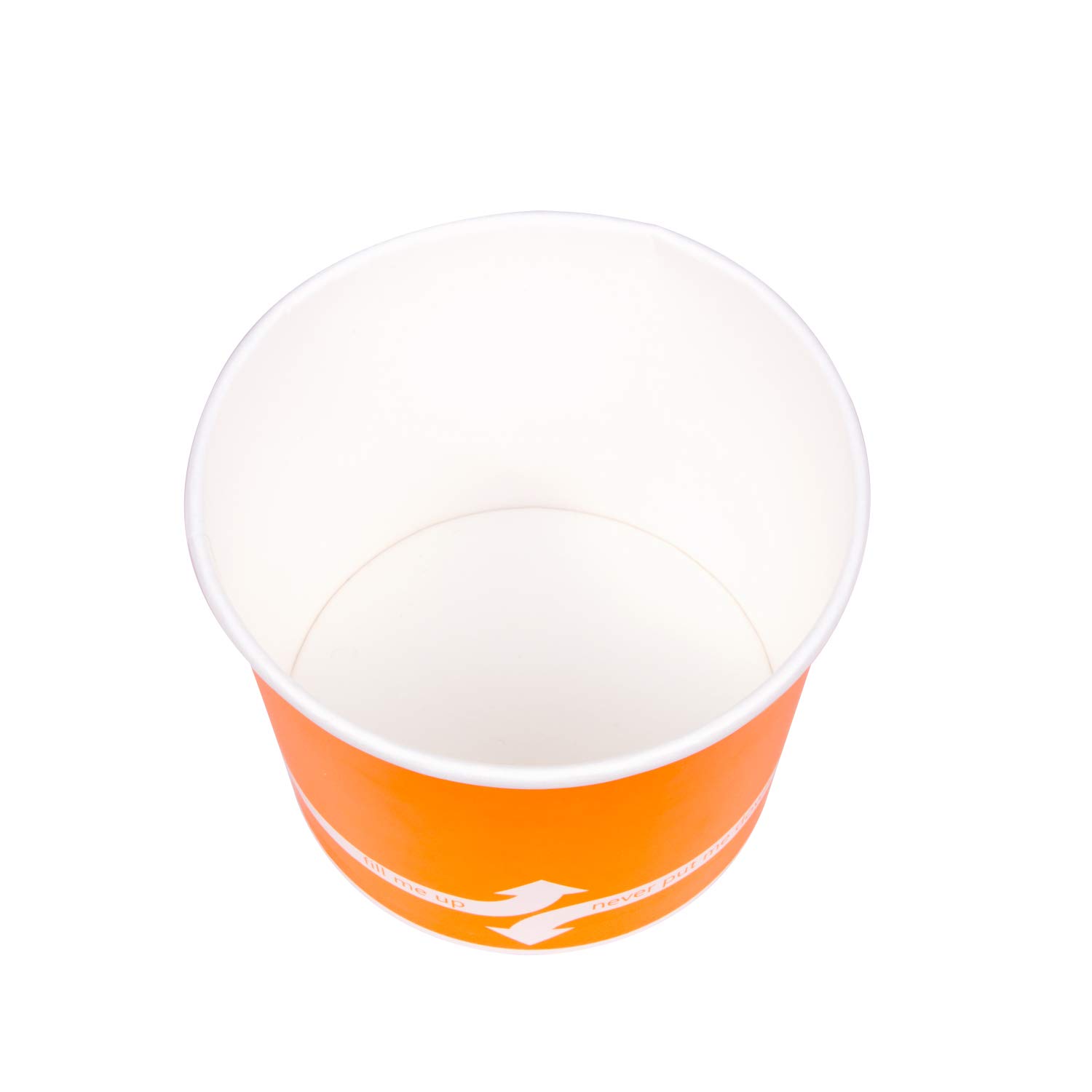16oz (1000 Count) Disposable Paper Soup Bowls - Eco-Friendly Hot & Cold Food Containers for Soup, Noodles, Pasta, Snacks - Orange - Perfect for Restaurants, Catering, Parties and Takeout