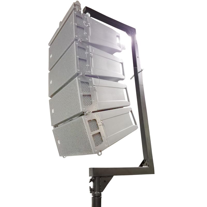 Prox XT-LA567 Heavy Duty C-Shape Telescopic Speaker Stand - 150 lbs Capacity for Line Array Speakers | Portable PA System Support for Live Events, DJ Gigs & Outdoor Performances