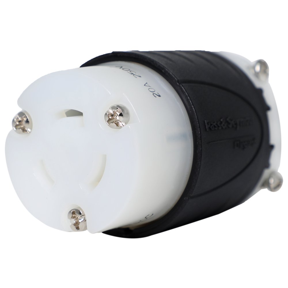 NEMA L6-20R Locking Connector 20A 250V for Iron Boxes
