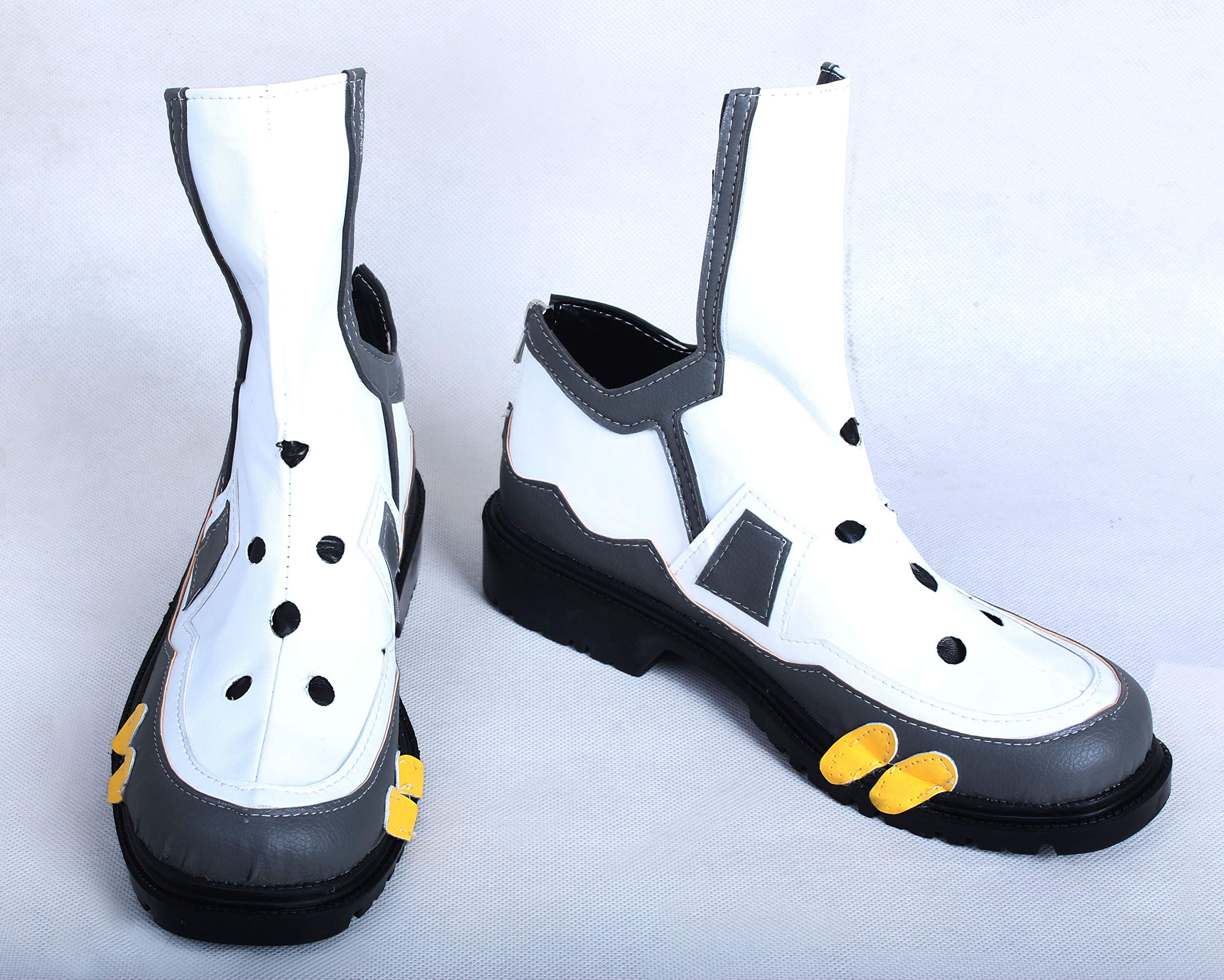 Men's OW Tracer Cosplay Shoes - Handmade Gaming Sneakers Size 7.5 | Perfect for Overwatch Cosplay, Comic Con & Gaming Events