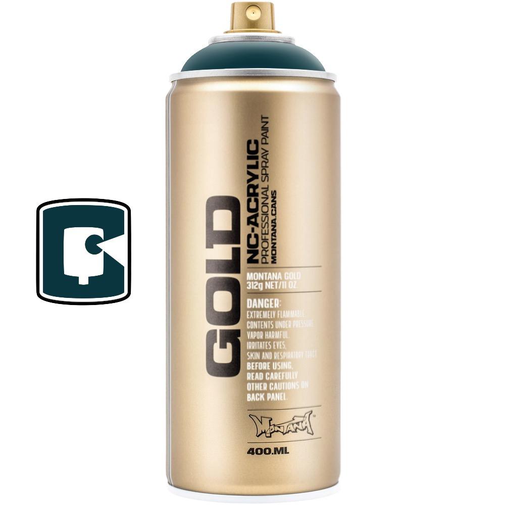 Montana Gold 400ML Deep Sea Blue Spray Paint - Premium Graffiti & DIY Art Supplies for Walls, Metal, Wood & Outdoor Projects