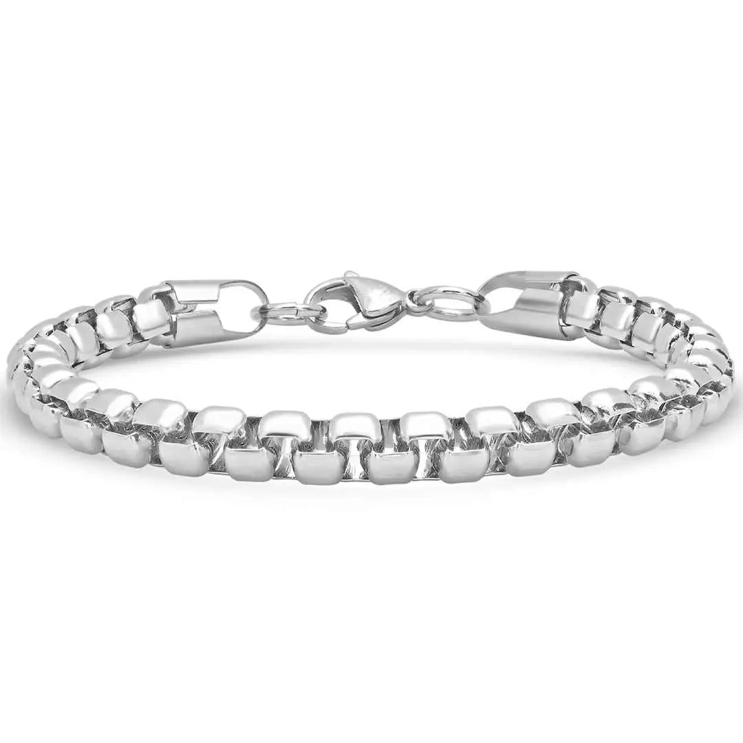 Steeltime Stainless Steel Bracelet for Men & Women - Durable Waterproof Fashion Jewelry for Everyday Wear, Gifts & Special Occasions