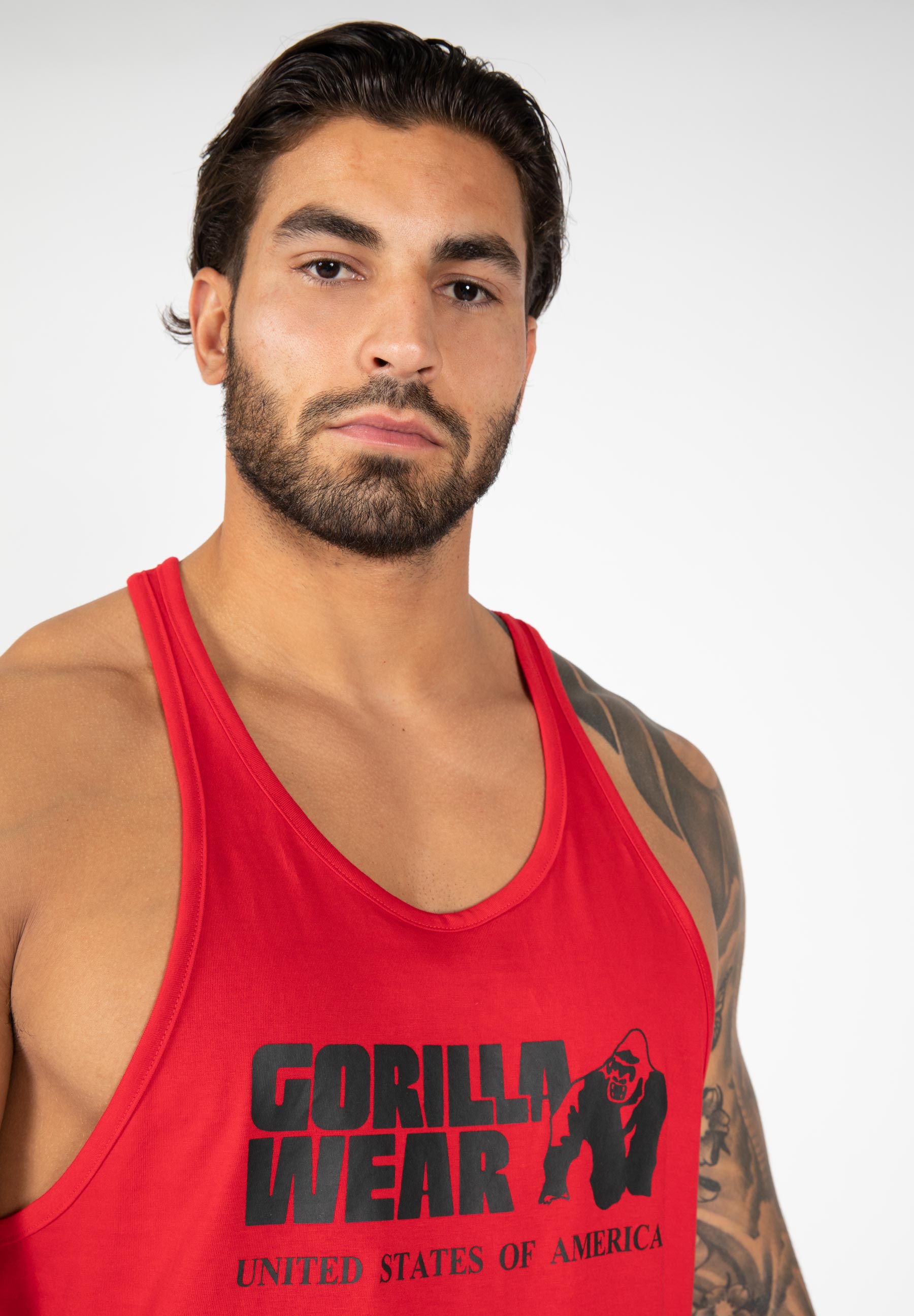 Classic Red Tank Top for Women - Soft Cotton Casual Sleeveless Shirt - Perfect for Summer, Gym, and Beach Wear
