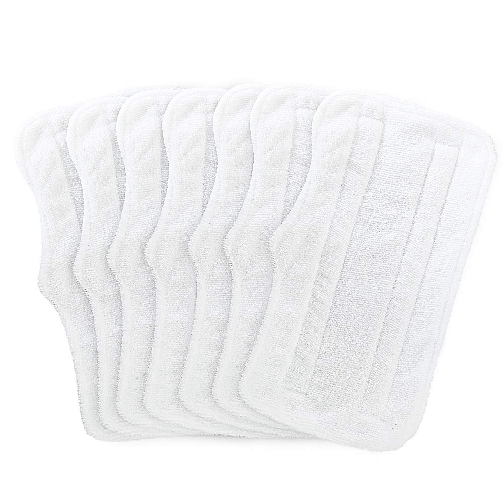 7Pcs Washable Microfiber Steam Mop Pads Replacement for Shark S3101 S3251 SK460 - Super Absorbent Cleaning Pads for Steam & Spray Mops - Perfect for Hardwood Floors, Tile & Laminate Cleaning