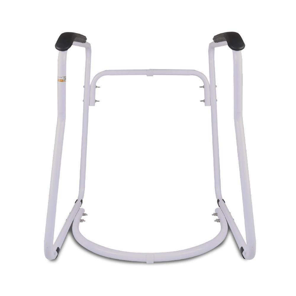 Stand Alone Toilet Safety Rail with Grab Bars - Adjustable Bathroom Assist Frame for Elderly & Seniors | Non-Slip Medical Support for Handicap Accessible Toilets | Perfect for Home Care & Mobility Assistance