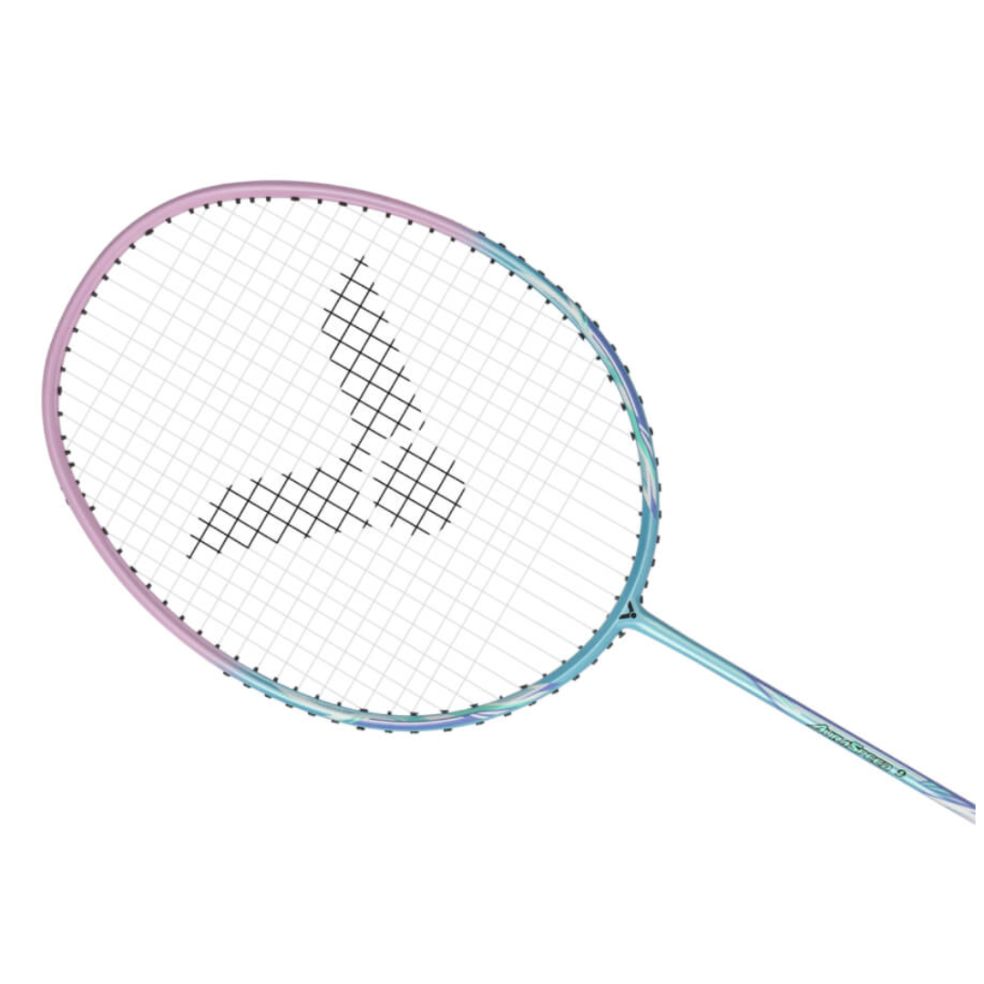 VICTOR AURASPEED 9 Professional Badminton Racket [ARS-9] - High-Performance Carbon Fiber Shuttlecock Racket for Competitive Play & Training