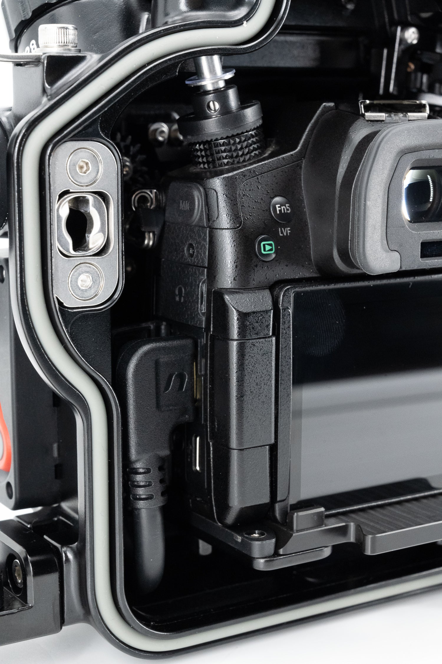 Waterproof Underwater Housing for Panasonic Lumix GH5/GH5S/GH5II Cameras - HDMI 2.0 Support - Ideal for Scuba Diving, Snorkeling & Underwater Photography