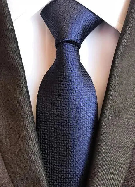 Premium Silk Necktie for Men - Classic Striped & Plaid Patterns - Perfect for Business Meetings, Weddings & Formal Occasions