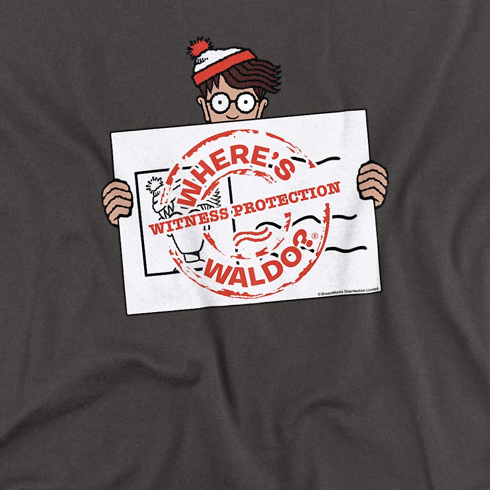 Where's Waldo Witness Protection Unisex Adult T-Shirt | Fun Graphic Novel Tee for Men & Women | Perfect for Cosplay, Parties & Pop Culture Fans