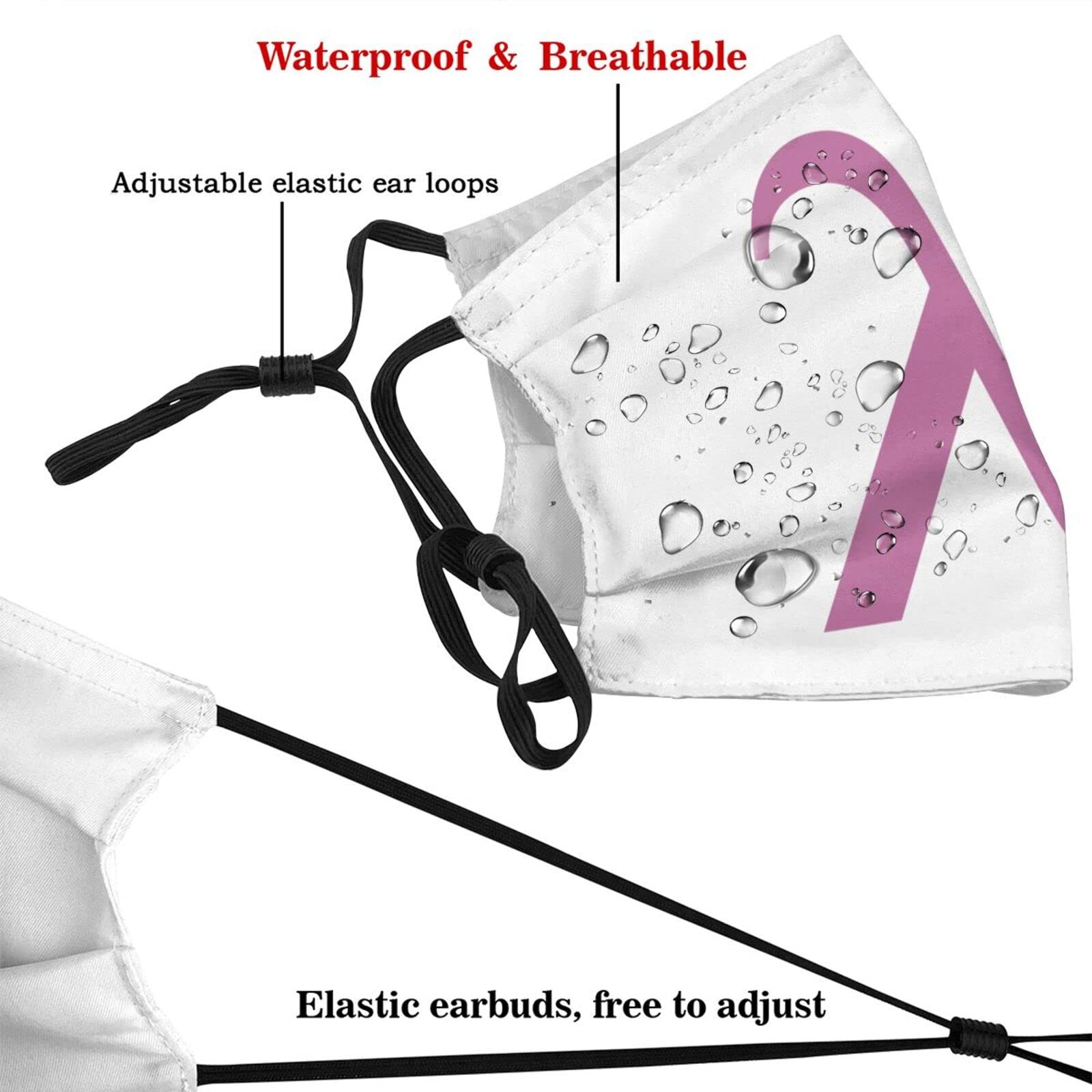 Lambda Gay Pride Flag LGBTQ+ Face Mask - Washable, Reusable & Breathable with 2 Filters for Adults - Perfect for Pride Parades, LGBTQ+ Events & Daily Protection