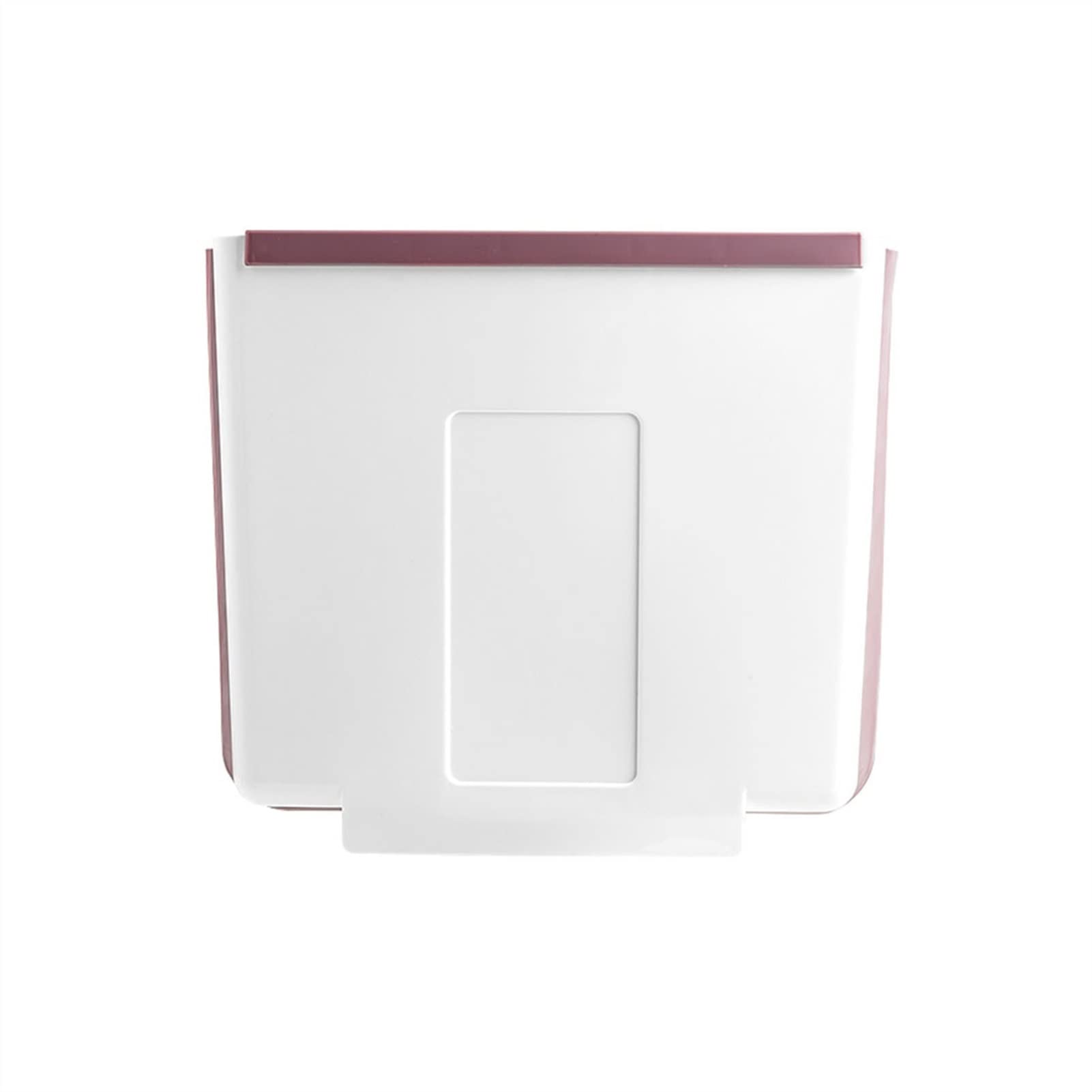 Foldable Hanging Trash Can - Portable Space-Saving Waste Bin for Kitchen Cabinet Door, Bathroom & Toilet - Pink Indoor Garbage Can | Perfect for Small Spaces, RVs, Dorms & Closet Organization