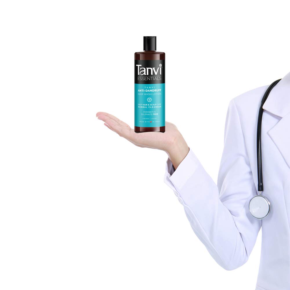 Tanvi Essentials Unisex Anti Dandruff Shampoo - Sulfate & Paraben Free Hair Cleanser for Dry Scalp & Itchy Scalp (100ml) - Gentle Daily Use for Men & Women, Perfect for Sensitive Scalp & Dandruff Control