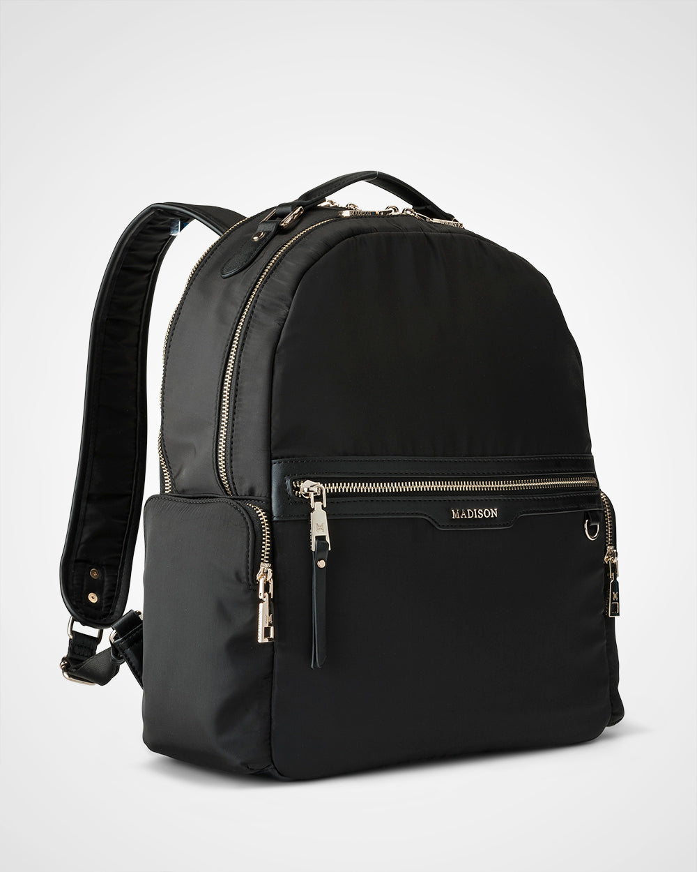 Tonya Water-Resistant Nylon Laptop Backpack for Women & Men - 15.6 Inch Laptop Bag with USB Charging Port - Perfect for Work, Travel & College Students
