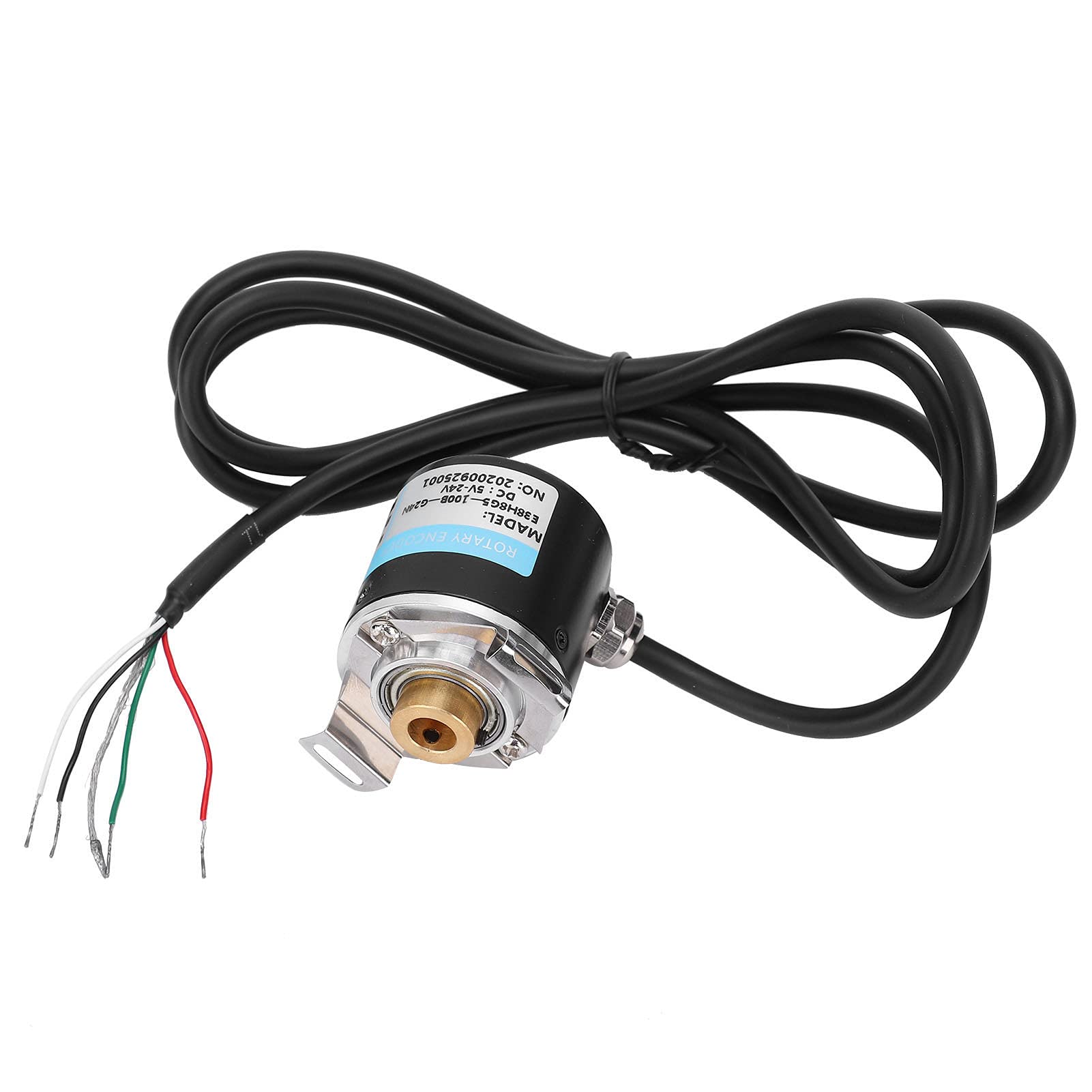 Fafeicy AB 2-Phase Encoder | DC 5-24V Hollow Shaft Rotary Encoder | 6-8mm AB 2 Phase Quadrature Encoder for Office Automation & Industrial Engineering (100B) | Perfect for CNC Machines, Robotics & Motion Control Systems